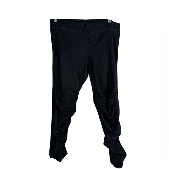 Prairie Underground Original Glove Legging Ruched Cropped Dark Blue Denim medium - Picture 1 of 4
